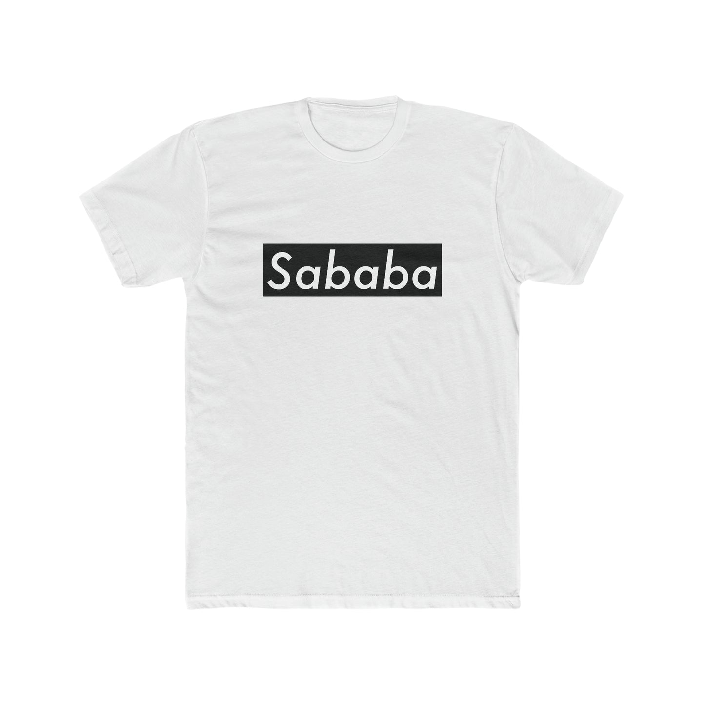 Sababa Logo B&W Men's Tee