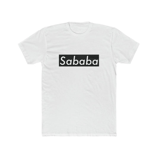 Sababa Logo B&W Men's Tee