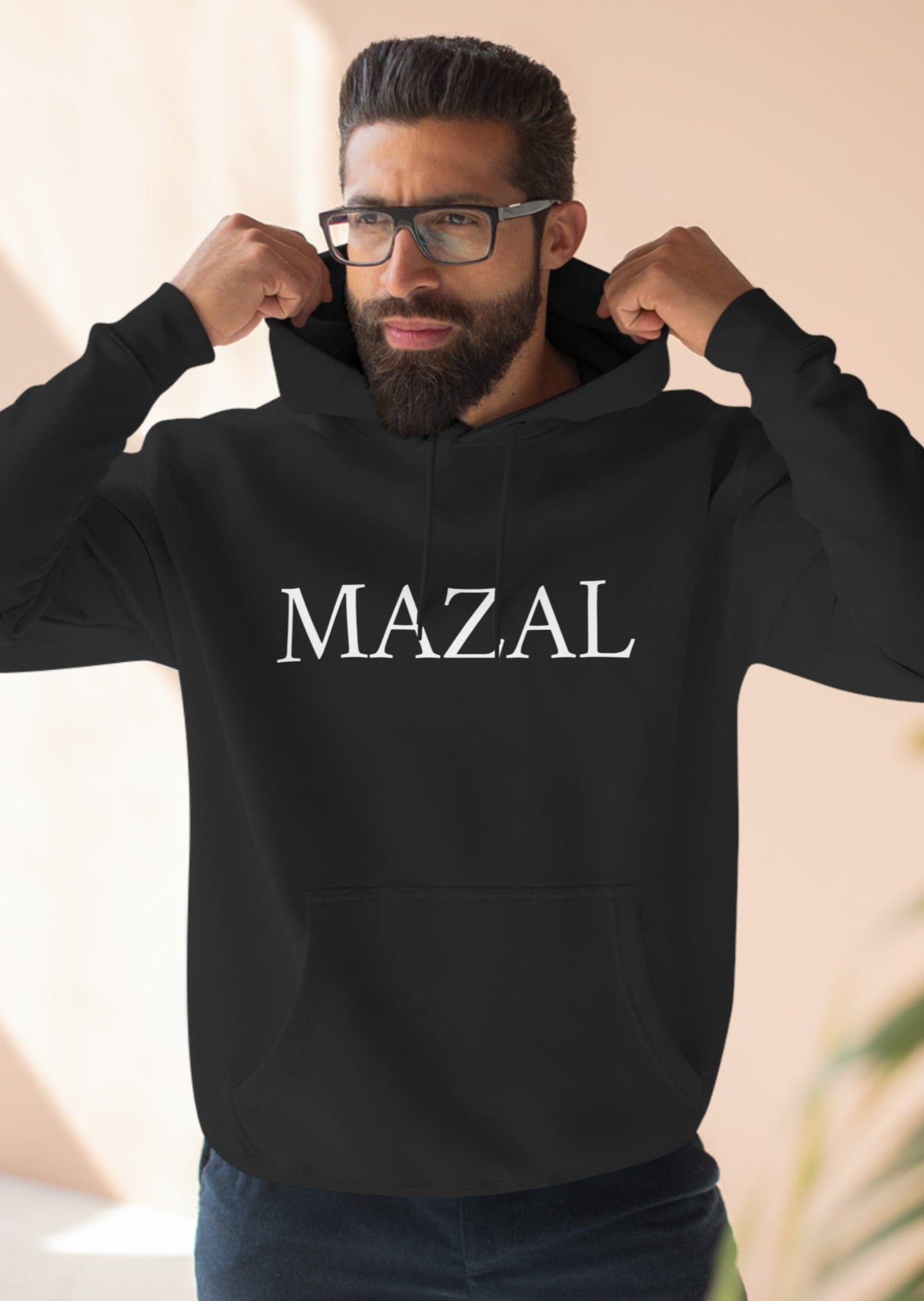 MAZAL Men's Premium Hoodie