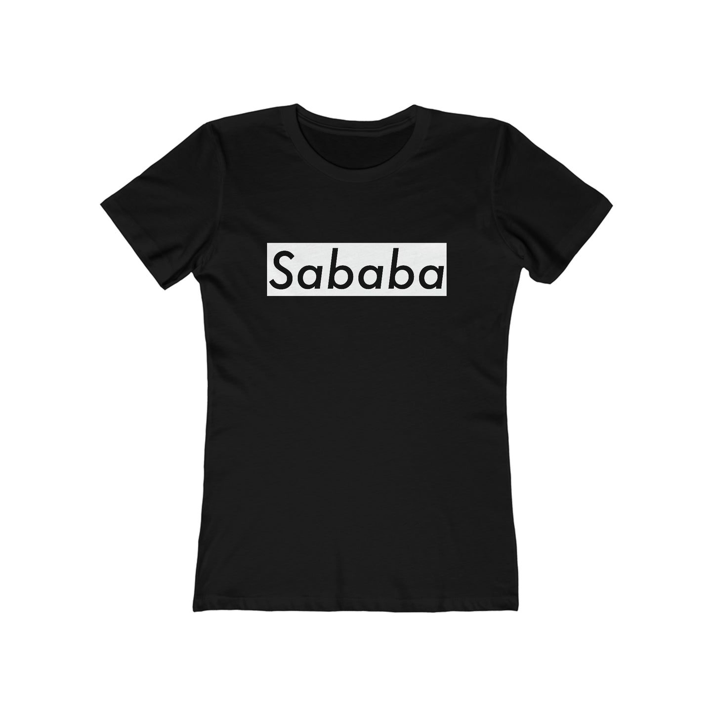 Sababa Logo B&W Women's Tee