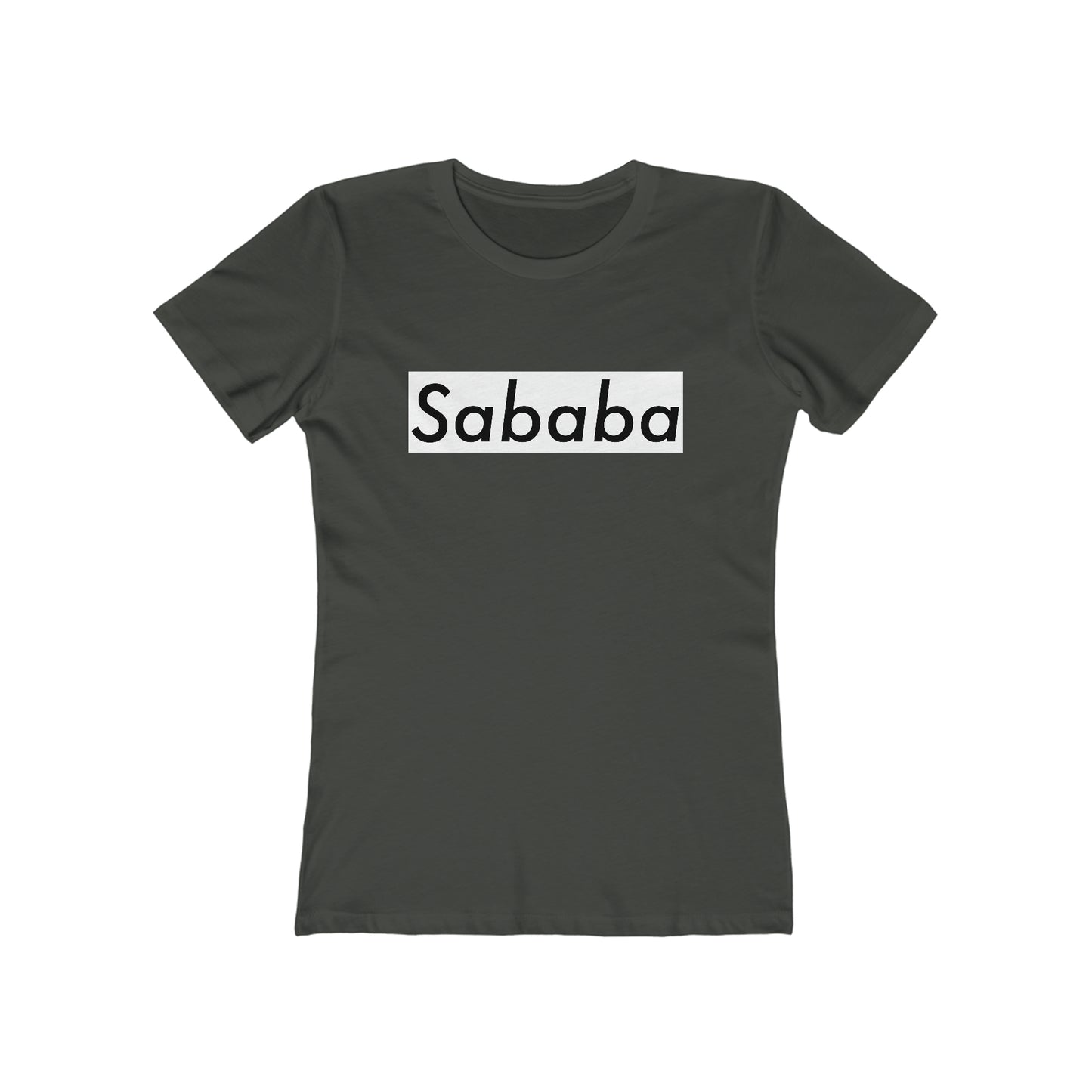 Sababa Logo B&W Women's Tee