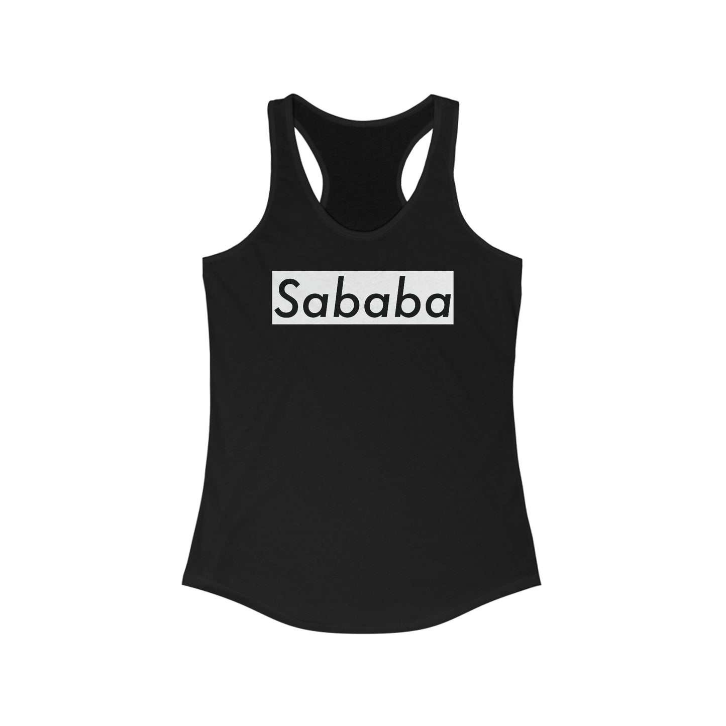 Sababa Logo B&W Women's Tank