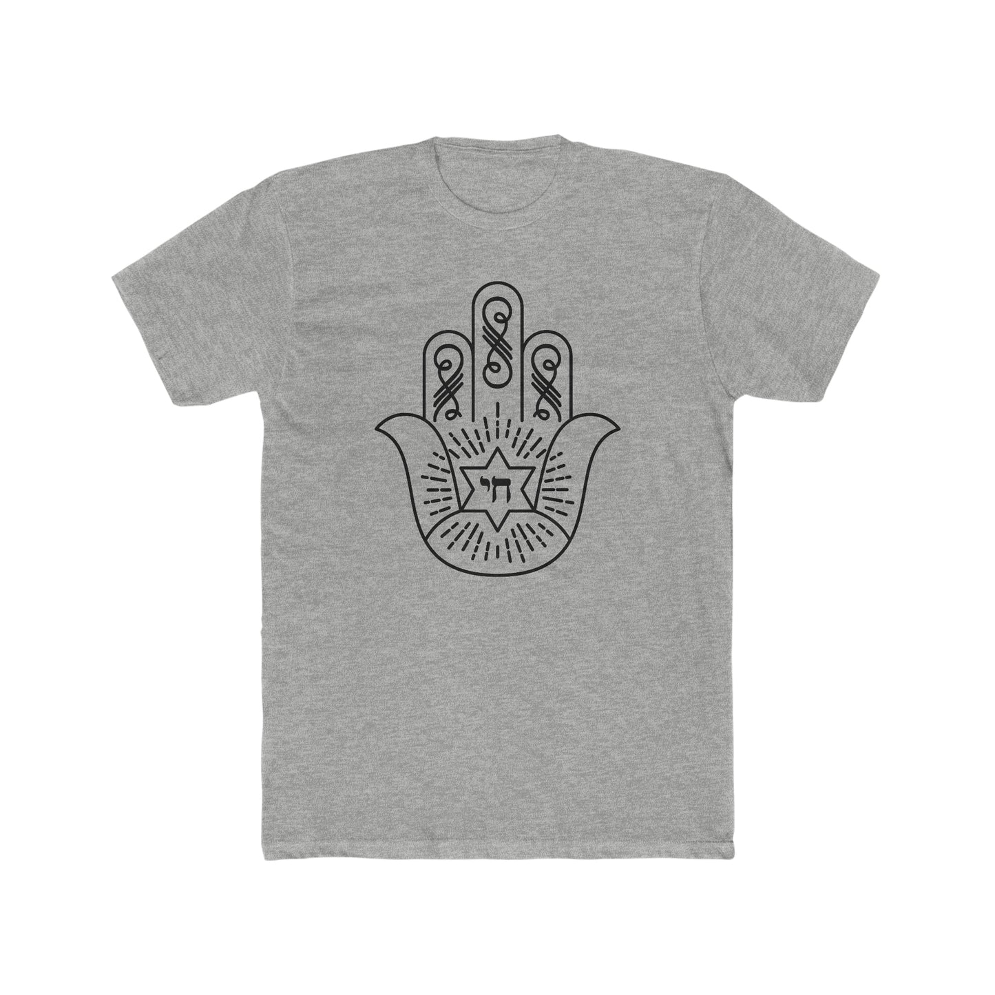 Hamsa With חי Men's Tee
