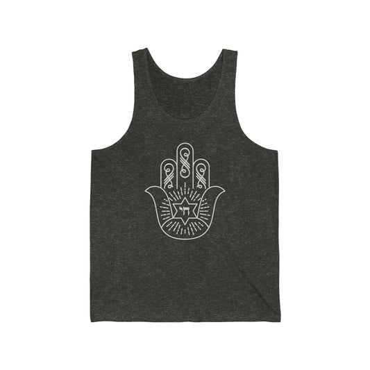 Hamsa With חי Men's Tank