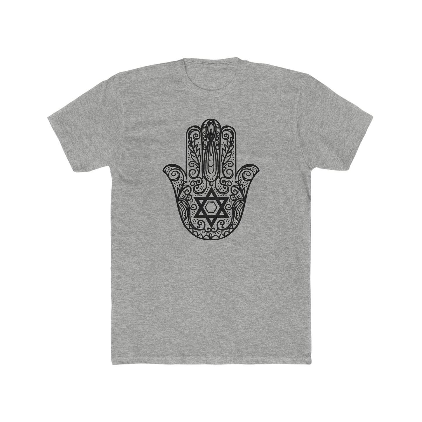 Hamsa With Star Of David Men's Tee