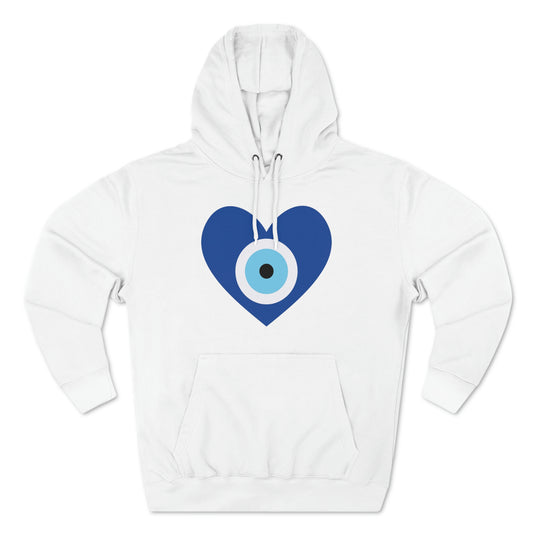 Heart Evil Eye Women's Premium Hoodie