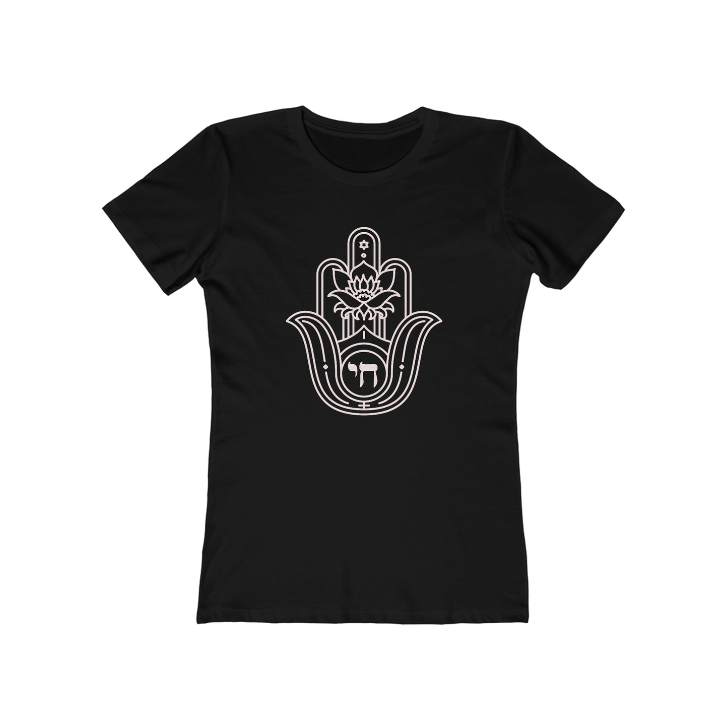 Hamsa With חי And Star Women's Tee