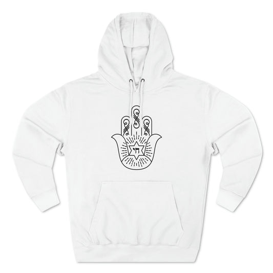 Hamsa With חי Men's Premium Hoodie