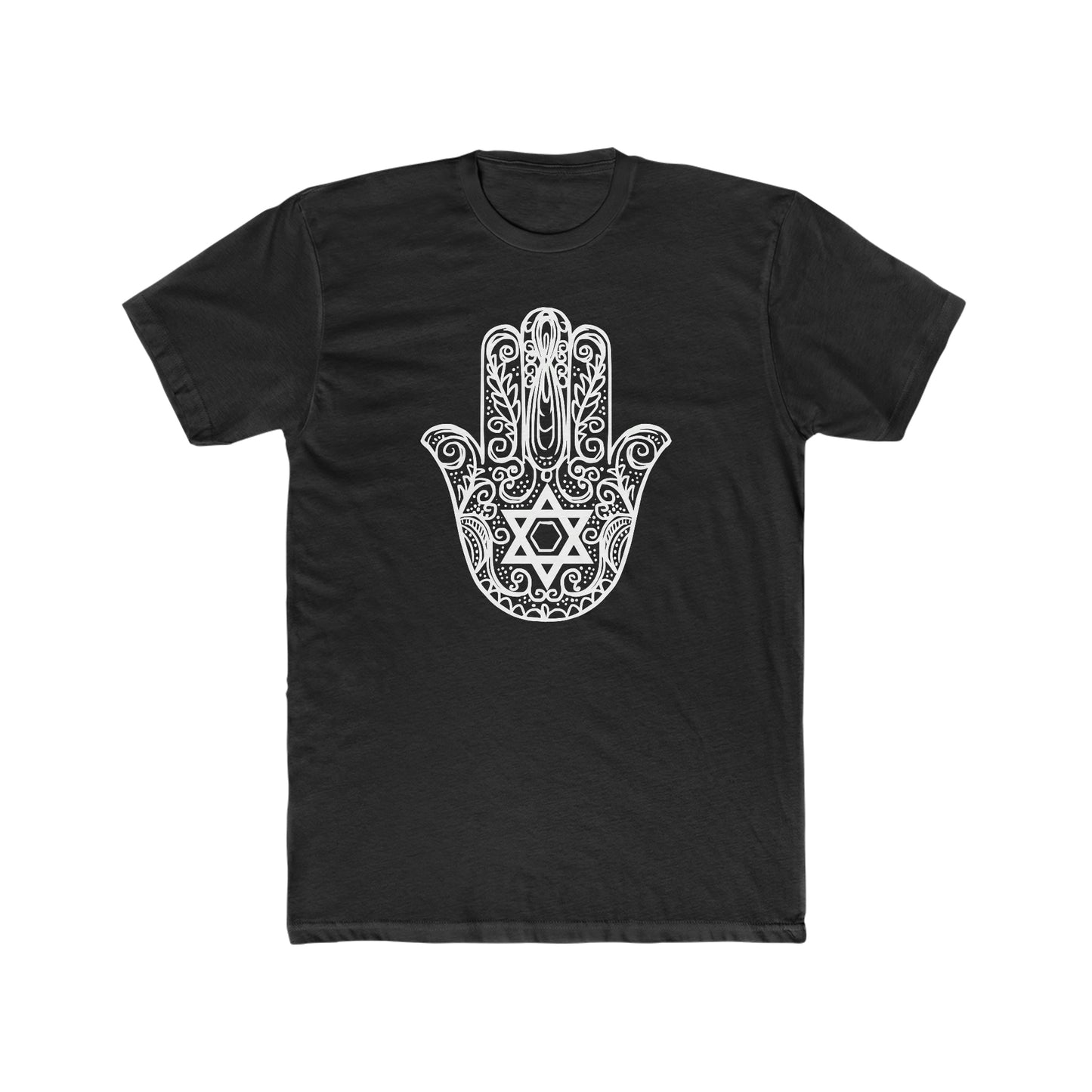 Hamsa With Star Of David Men's Tee