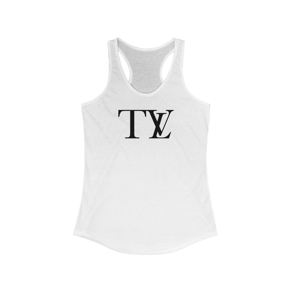 TLV (Tel Aviv) Women's Tank in Solid White