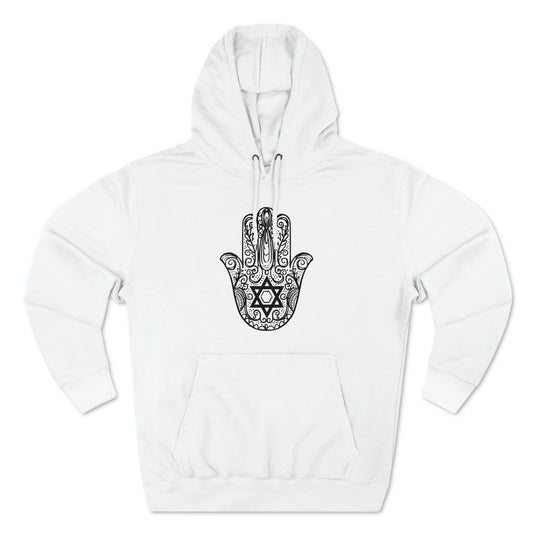 Hamsa With Star Of David Men's Premium Hoodie