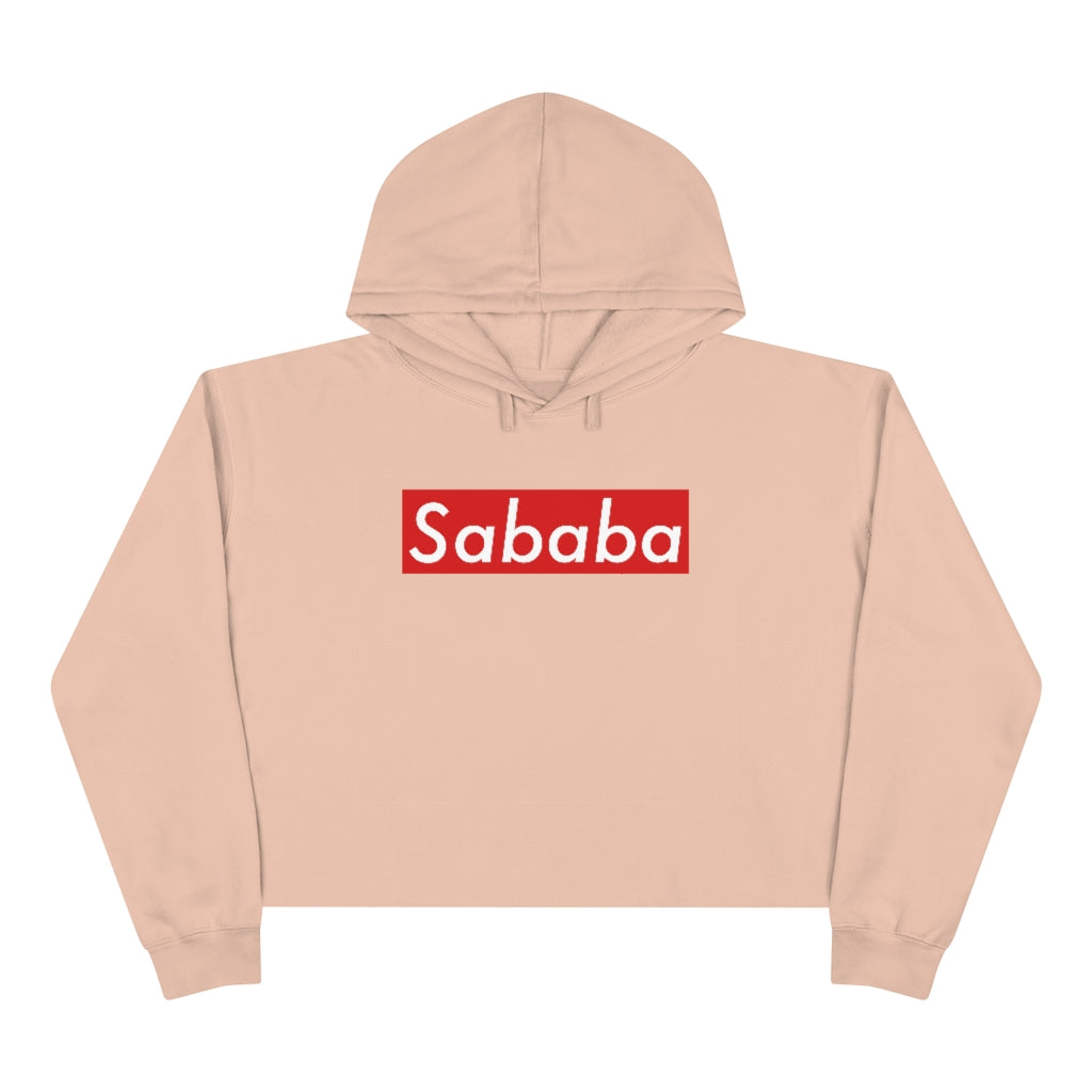 Sababa Logo Women's Premium Crop Hoodie