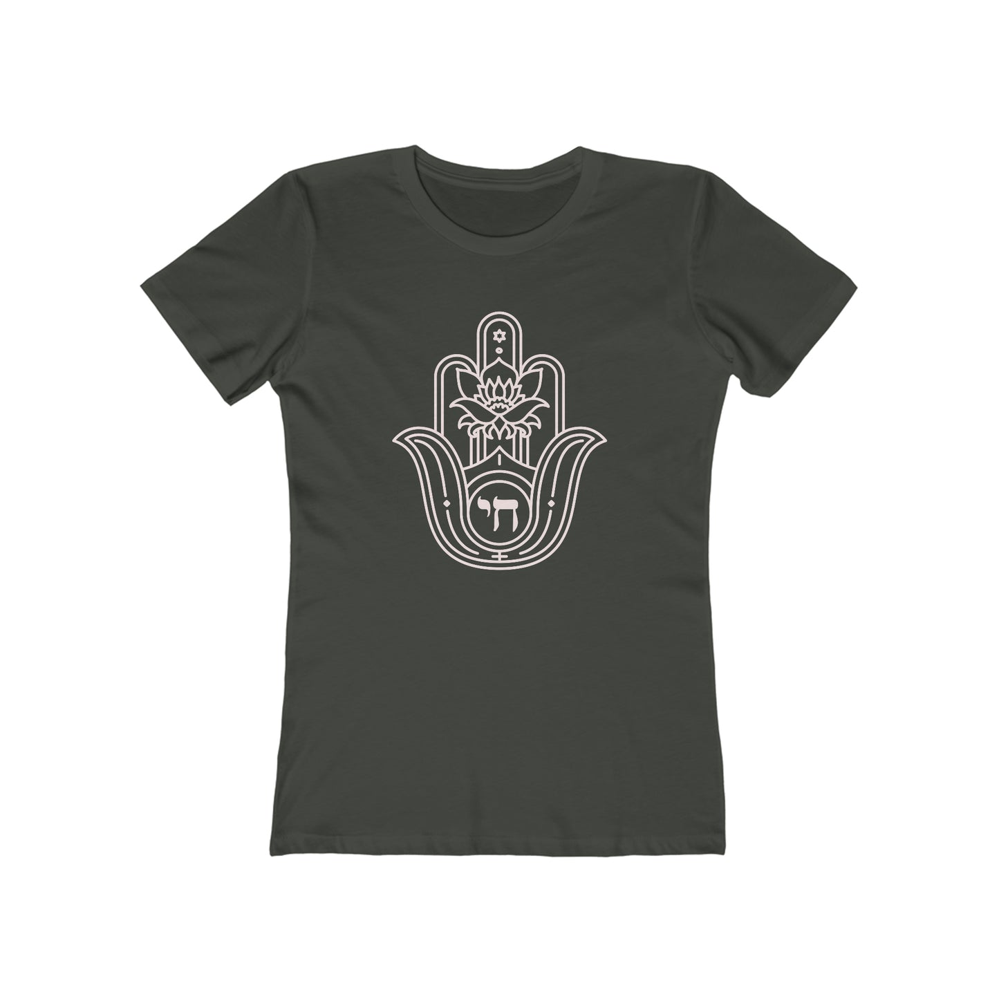 Hamsa With חי And Star Women's Tee