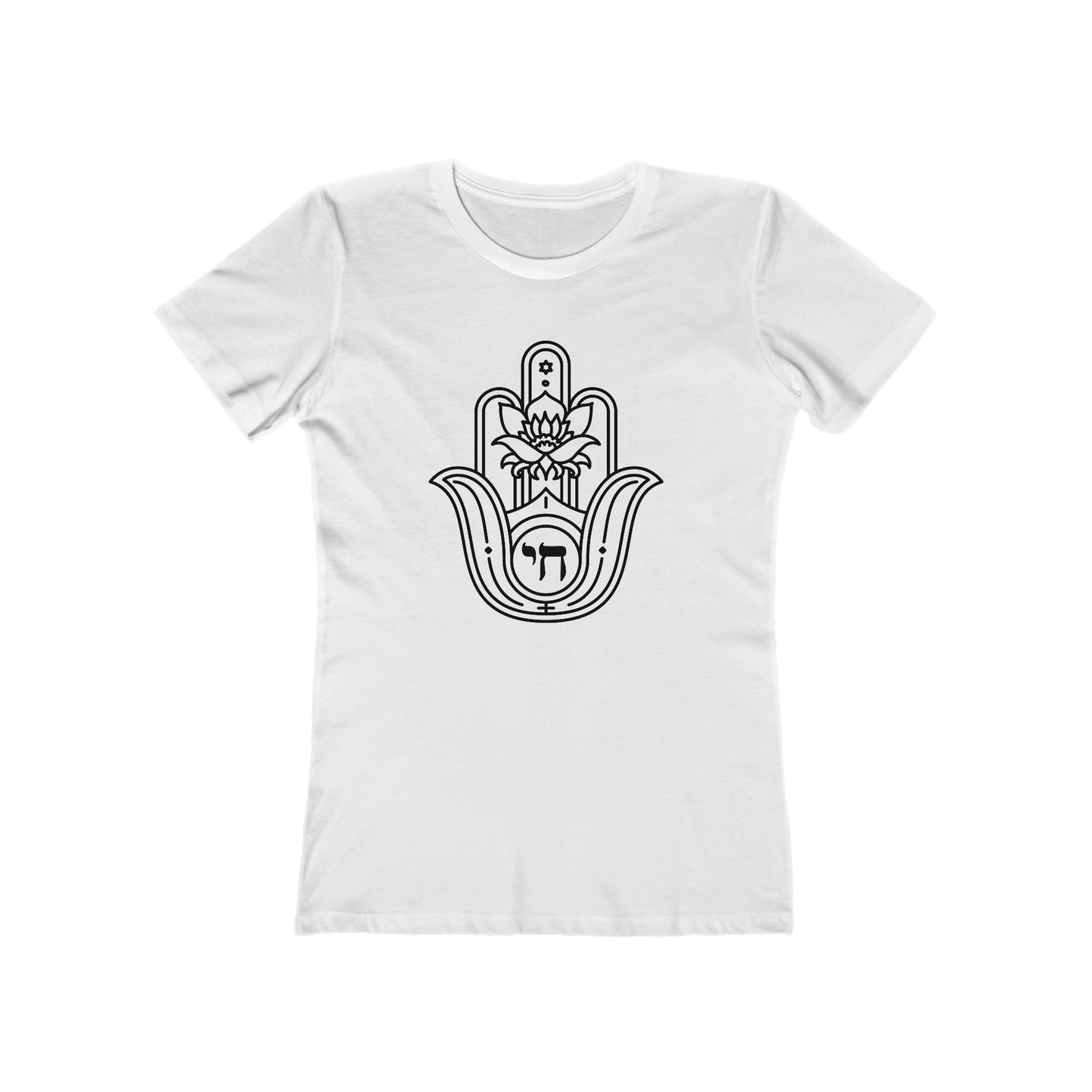 Hamsa With חי And Star Women's Tee