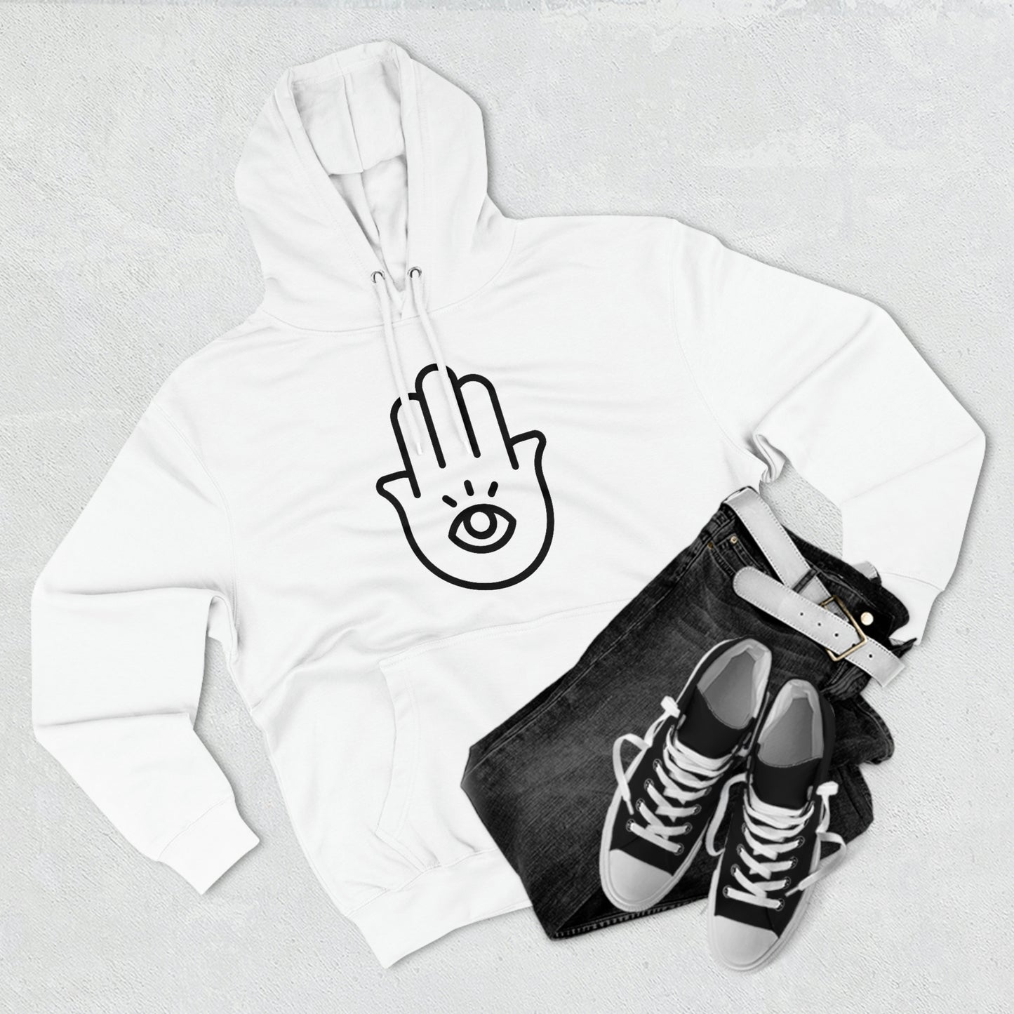 Modern Hamsa Men's Premium Hoodie