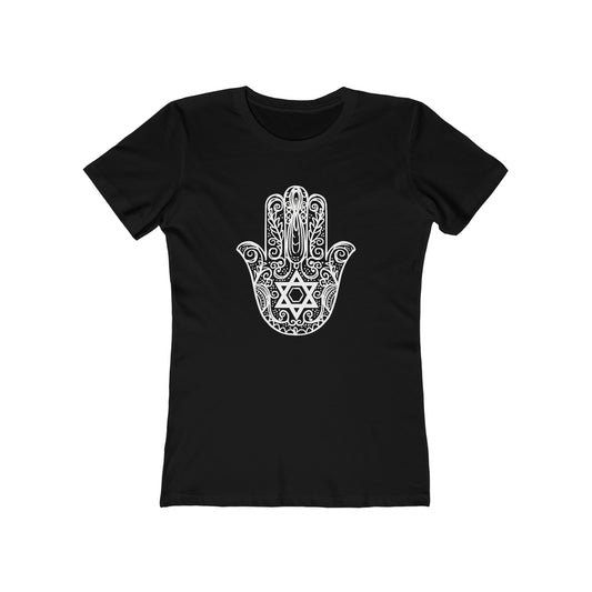 Hamsa With Star Of David Women's Tee