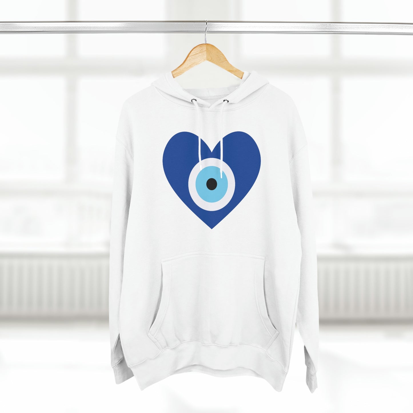 Heart Evil Eye Women's Premium Hoodie