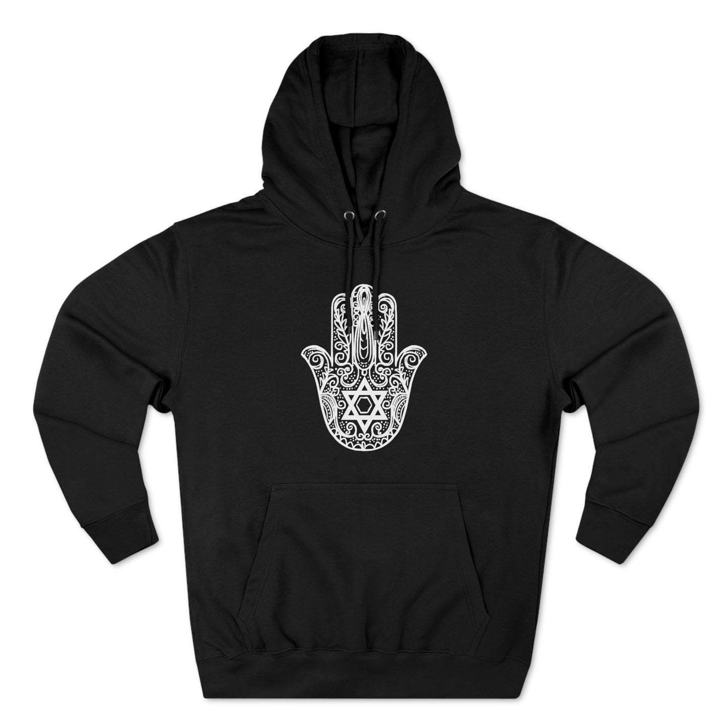 Hamsa With Star Of David Women's Premium Hoodie