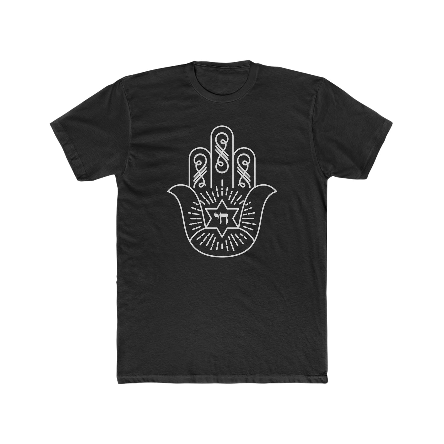 Hamsa With חי Men's Tee