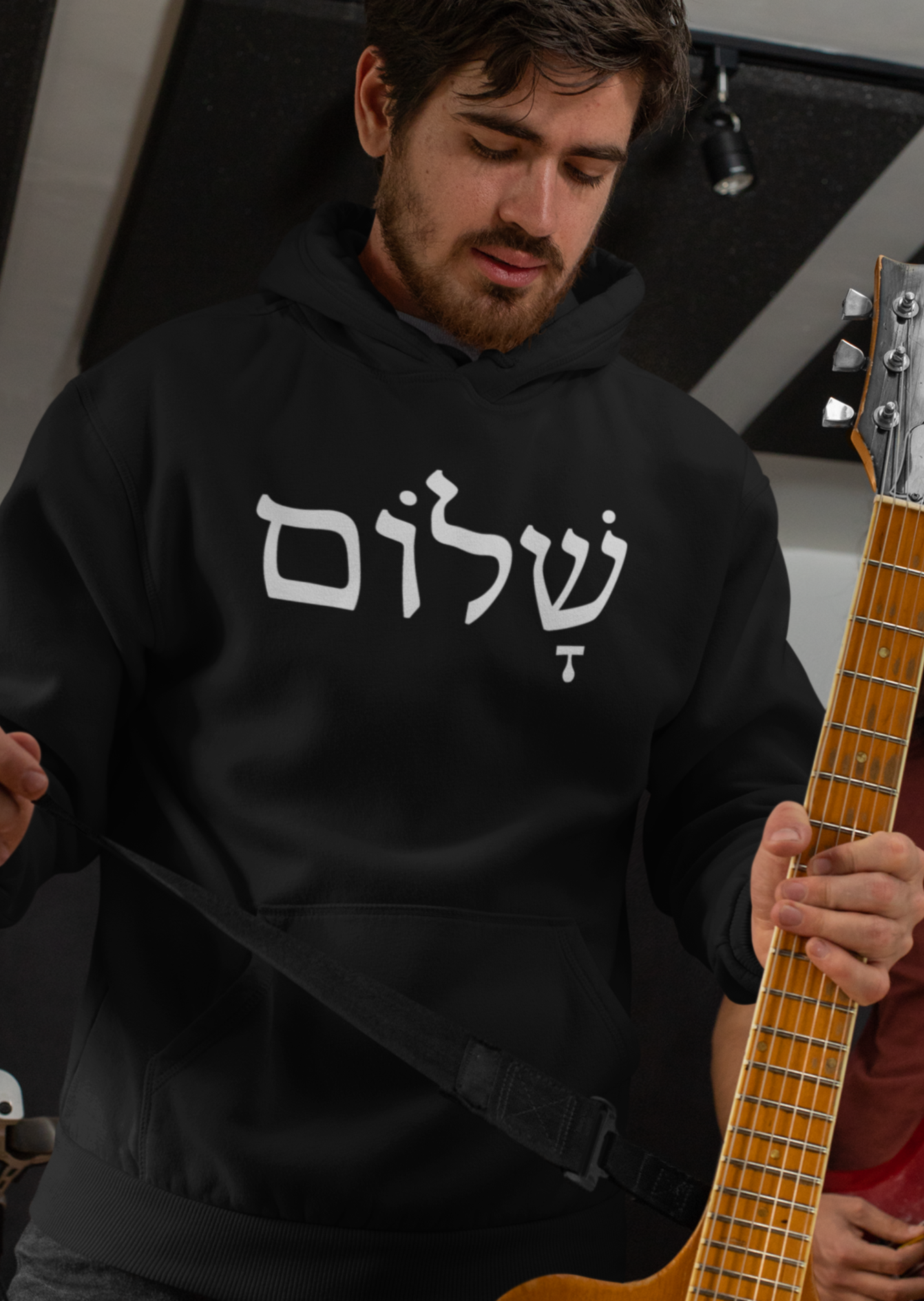 שלום (Shalom) Men's Premium Hoodie