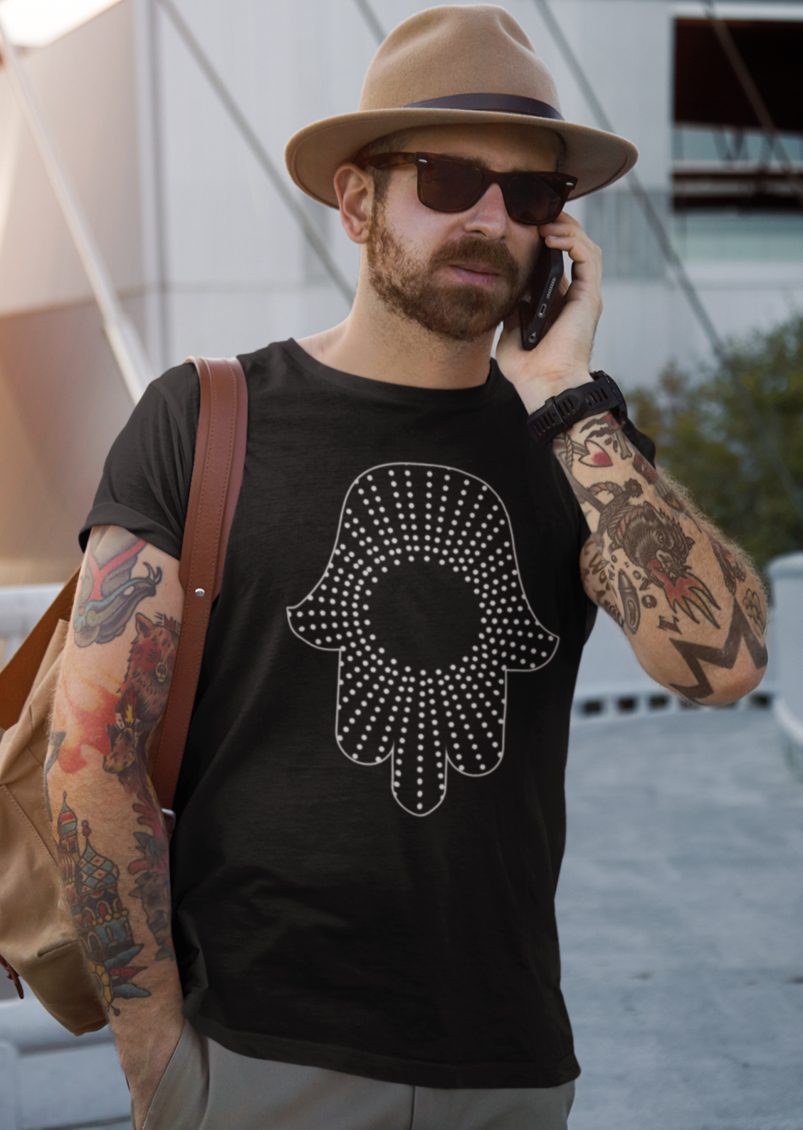 Hamsa Dots Men's Tee