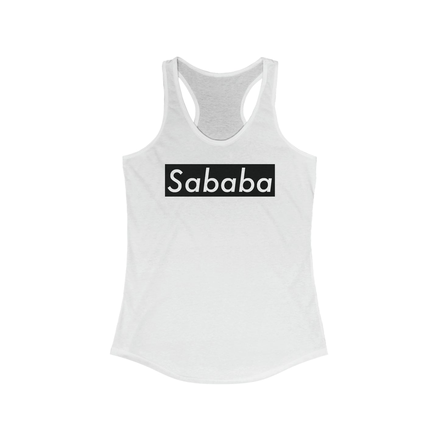 Sababa Logo B&W Women's Tank