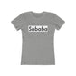 Sababa Logo B&W Women's Tee
