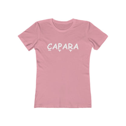 Capara (Sweetheart) Women's Tee in Solid Light Pink