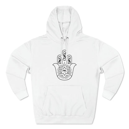 Hamsa With חי Men's Premium Hoodie