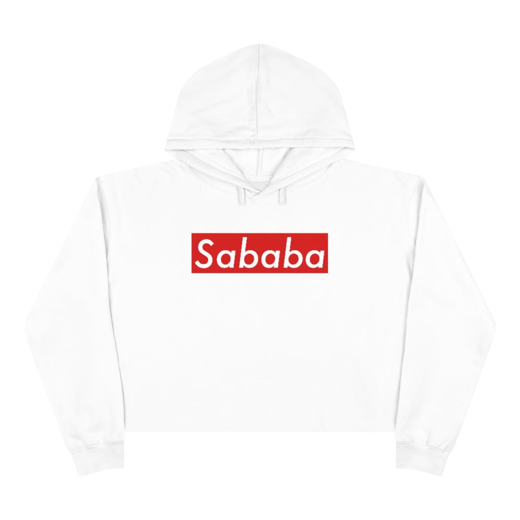 Sababa Logo Women's Premium Crop Hoodie