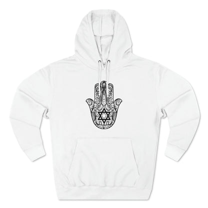 Hamsa With Star Of David Men's Premium Hoodie