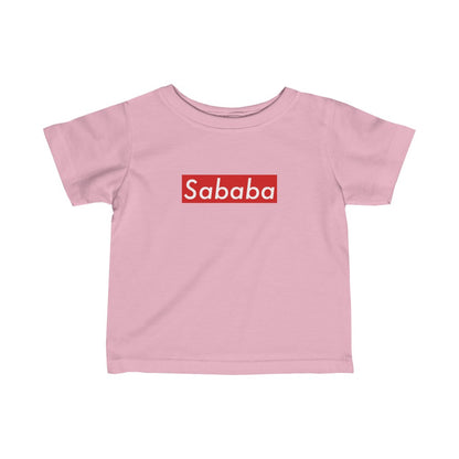 Sababa Logo Tee in Pink