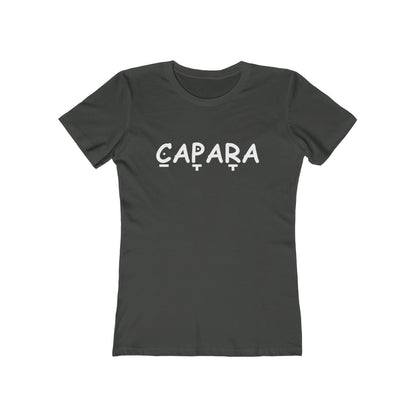 Capara (Sweetheart) Women's Tee in Solid Heavy Metal