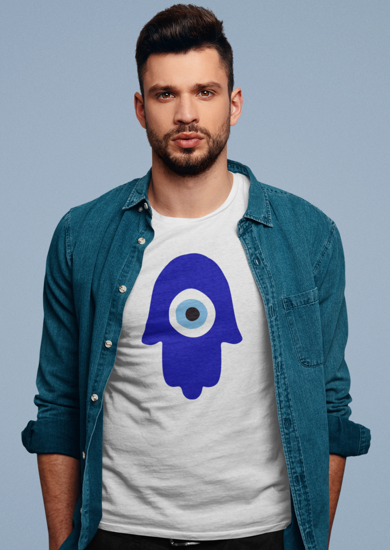 Evil Eye Hamsa Men's Tee